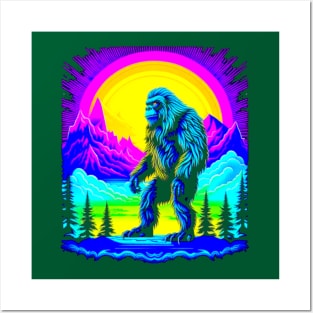 Sasquatch Bigfoot Posters and Art